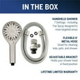 thumbnail image 4 of Waterpik ShowerClean PRO Hand Held Shower Head With PowerPulse Massage, QCM-769ME, 4 of 13