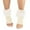 154# White, variant on Women Faux Fur Trim Boot Cuff Socks Winter Knitted Furry Top Cover Leg Warmers Beige