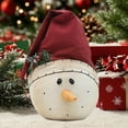 thumbnail image 5 of karymi Cloth Snowman Christmas Decoration 10.6x5.9x5.9in Desktop Doll with Branches Hat Ornament for Holiday Display Holiday Gifts Wholesale, 5 of 6