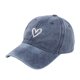 thumbnail image 2 of Gorra de béisbol para mujer con bordado de corazón: gorra de moda para niñas para deportes al aire libre,ajustable,bonita y casual, 2 of 6
