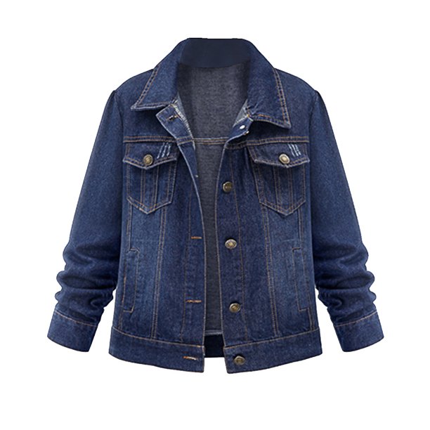 Viikei Womens Denim Jackets Plus Size Denim Jackets for Women Clearance