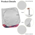 thumbnail image 5 of Yuyamidu Sunset Car Sun Shade Windshield Coconut Tree Front Windshield Sunshade for Car SUV Van Foldable Automotive Sun Visor Car Protector Accessories Keep Your Vehicle Cool, 5 of 7