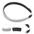 thumbnail image 2 of Unique Bargains 1 Pc Classic Fashion Elegant Chain Headband for Women 6.10"x0.79" Silver Tone, 2 of 4