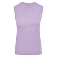 thumbnail image 5 of SNKSDGM Female High Neck Tank Tops for Women Athletic Tank Top for Women Loose fit Xxl Womens Workout Sexy Cool O Neck Sleeveless Solid Breathable Tank Tops Shirt L, 5 of 7