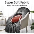 thumbnail image 2 of Football Blanket Gifts - 30x40 Inches Sports Throw Blanket for Football Lover, Kids, Adults, Teens, Girls & Boys - Black Soft Fuzzy Blankets for Couch, Sofa & Bed, 2 of 6