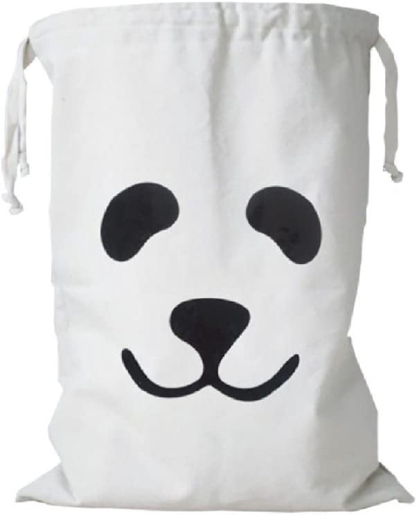 Lot De 2 Grands Sacs à Linge En Toile Avec Cordon - 50x60 Cm, Rangement Vêtements Sales, Jouets, Tricots - 2