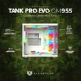 thumbnail image 3 of Gabinete Gamer BALAM RUSH TANK PRO EVO GM955 M-ATX Mini Torre 3 Fan RGB USB-C Blanco BR-937337 blanco, 3 of 5