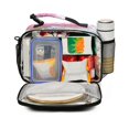 thumbnail image 2 of Insulated Lunch Bag 6L Leak-Proof Lunch Box with Shoulder Strap Multiple Pockets Lunch Tote Pink Peony Pattern, 2 of 9
