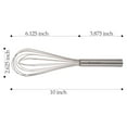 thumbnail image 2 of Prep Solutions 10" Stainless Steel Balloon Whisk, 2 of 7