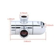thumbnail image 3 of Dadypet Shower Head,Handheld Arm Diverter Arm Diverter Splitter 3-Way Diverter Valve Diverter Valve Mount Splitter Polished Part Valve Mount Handheld Diverter Splitter Polished IUPPA dsfen, 3 of 6