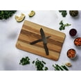 thumbnail image 5 of Vesta Homes Extra Large Wooden Cutting Board | 18 * 12 Inches | Chopping, Serving Board/Block for Vegetables, Fruits, Cheese and Charcuterie | Natural Acacia Wood | 1" Thick | Handcrafted in India, 5 of 7