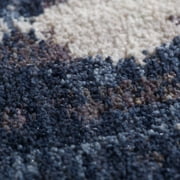 Better Homes & Gardens Navy Abstract Indoor Runner Rug, 20 in x 60 in