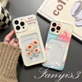 thumbnail image 3 of Redmi A1 Plus 10C 10A 10 9A 9C 9 9T Note 11s 10s 9s 11 10 9 8 Pro Poco X3 NFC X3Pro Mi 11 12 Lite 11T Rose Girasol Tarjetero Funda De Teléfono Transparente TPU Suave Cubierta Protectora, 3 of 4