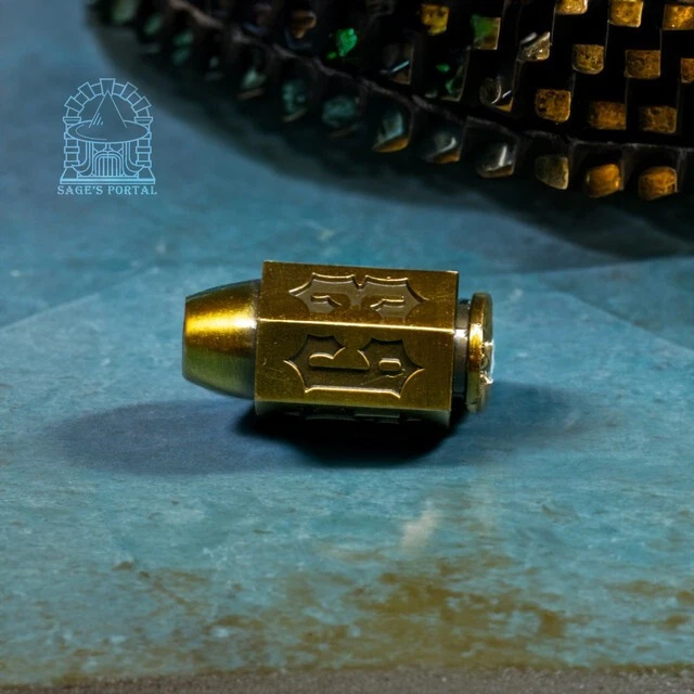 Sage'S Holy Bullet Bronze Metal D6 | Dnd Diceset
