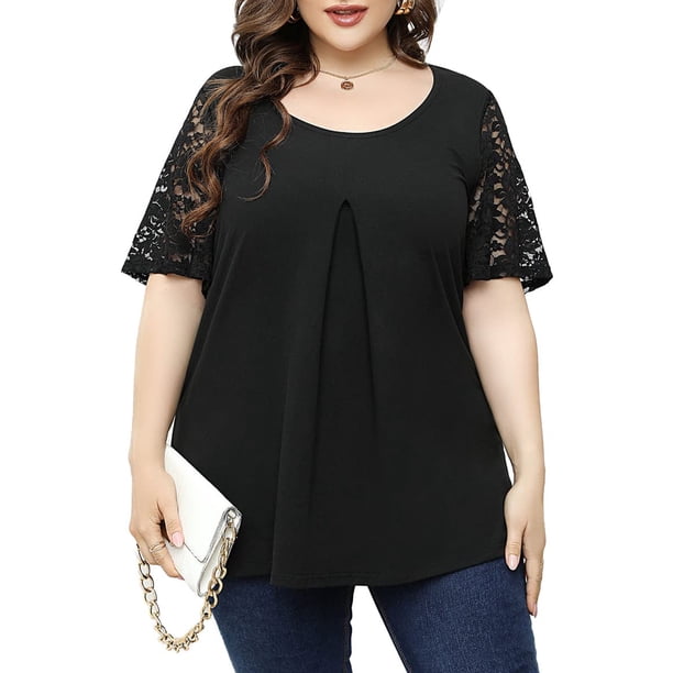 Camiseta De Manga 3/4 Para Mujer - Corte Holgado, Cuello Redondo, Tejido Suave Y Transpirable, Ideal Para Verano Y Otoño 2025