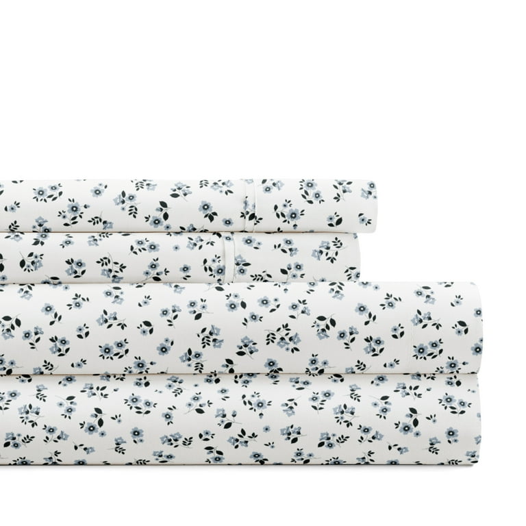 Comfort Canopy Patterned Ultra Soft Bed Sheet Set Delicate Blossoms Walmart