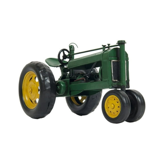 1935 John Deere Model B Tractor Metal Handmade by Xoticbrands - Veronese Size (Small)