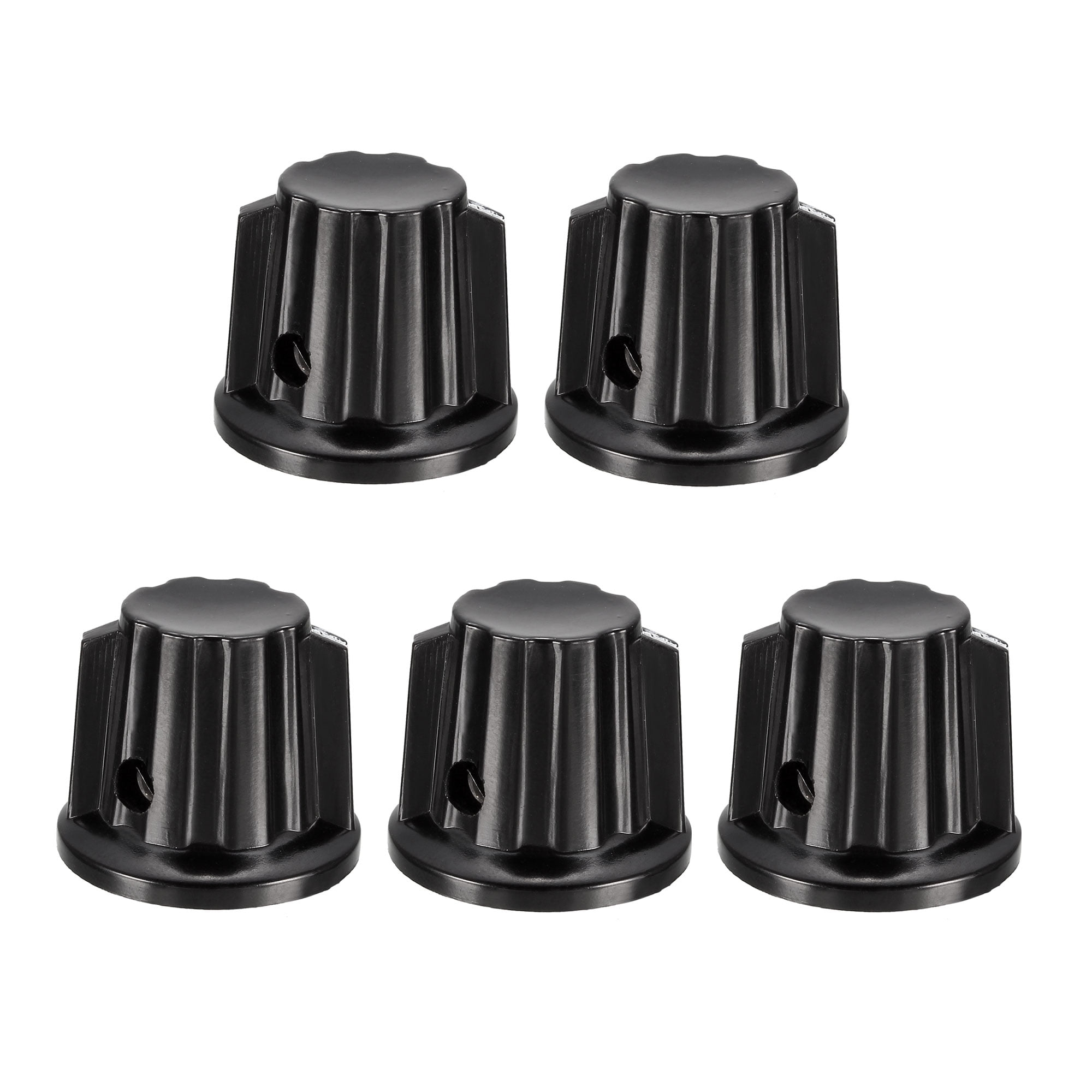 5 Pcs Speaker Control Knob Power Amplifier Knob 24mm Dia Rotary Knobs