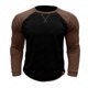 thumbnail image 2 of Blusas y camisas de manga larga con cuello redondo para hombre Color Match Return To The Ancients Sudadera con capucha de cuello redondo para hombre Blusa de poliéster, 2 of 5