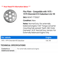 thumbnail image 2 of Flex Plate - Compatible with 1975 - 1979 Chevy K10 Suburban 6.6L V8 1976 1977 1978, 2 of 2