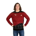 thumbnail image 3 of Star Trek "Trek the Halls" Christmas Sweater for Adults, 3 of 11