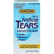 Gericare Artificial Tears Lubricant Eye Drops, 15 mL Per Bottle (9 Pack), GERI CARE PHARM By GERI CARE PHARM