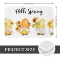 thumbnail image 2 of Pofeuu Hello Spring Sunflower Gnomes Print Flannel Doormats Rug16"x24"Rug Washable Doormats Indoor Outdoor Rugs for Layered Front Door Mats, Porch, Kitchen, Entryway, 2 of 7