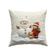 thumbnail image 2 of Christmas Ornaments, 2D Cartoon Christmas Pillow Cover, Christmas Party Decorations, Christmas Pillow Covers, for Xmas Tree, Home, Party, Holiday Christmas Decorations, 2 of 6