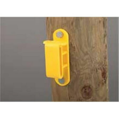 UPC: 0038923024032 | WOOD POST TAPE INSULATOR YELLOW 25 PACK