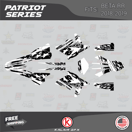 Kalair GFX Graphics Kit for Beta 2-STROKE 125RR 250RR 300RR and Race Edition 350RR 390RR 430RR 480RR Patriot Series Kalair GFX Graphics Kit for Beta 2-STROKE 125RR 250RR 300RR and Race Edition 350RR 390RR 430RR 480RR Patriot Series