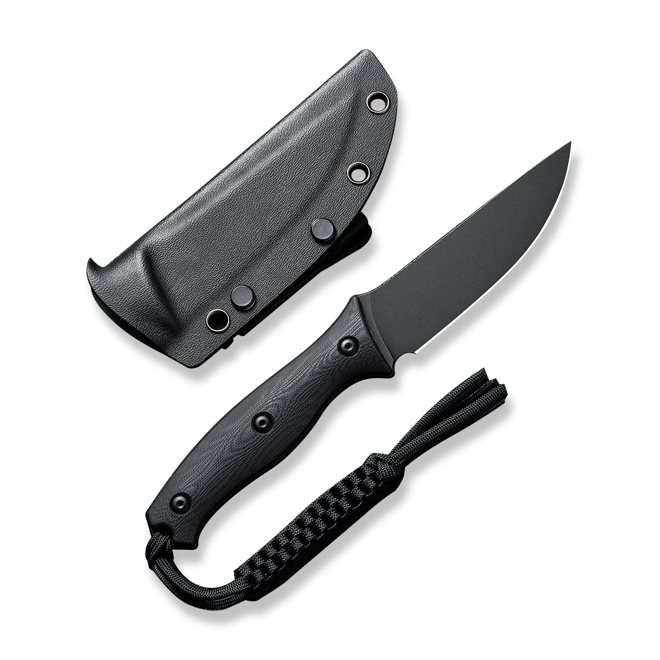 CIVIVI Knives Stormridge C23041-1 Fixed Blade Black Out G10 Nitro-V Steel Knife