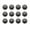 Black, variant on 30pcs 20mm Stylish Metal Buckle Hollow Out Button Handcraft Button DIY Sewing Buttons for Decoration Use Black