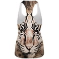 thumbnail image 2 of Tiger Eye Ghost And The Darkness All Over Womens Work Out Tank Top Multi MD, 2 of 2