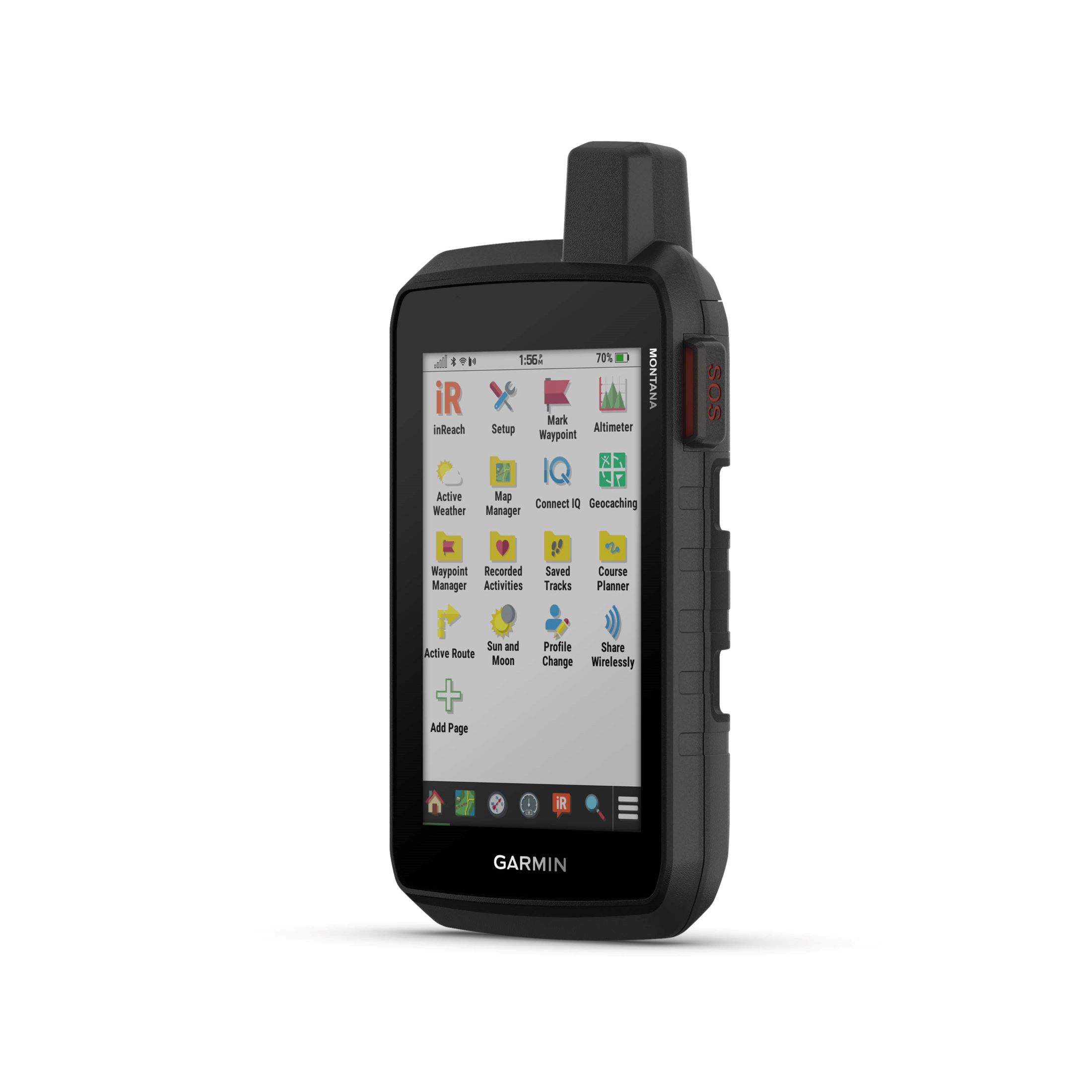 Garmin Montana 710i, Rugged GPS Handheld Navigator with Built-in inReach Technology for SOS and 2-way Texts in Remote Areas, 5” Touchscreen and Maps