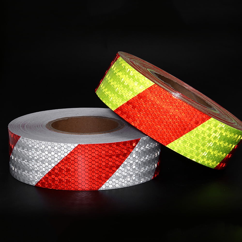 3 Size Decorative Warning Strip Tape 5 Colors Reflective Tape Sheeting Styling 