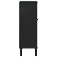 thumbnail image 2 of vidaXL Shoe Cabinet SENJA Rattan Look Black 23.4"x13.8"x42.1" Solid Wood, 2 of 8