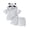Grey Racoon, variant on BemeyourBBs 2Pcs Toddler Baby Boy Shark Raccoon Costume Summer Clothes Kids Halloween Animal Outfits Short Sleeve Cute Animal Hooded Hoodie Shirt Tops and Elastic Waist Pockets Shorts Set