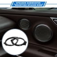 thumbnail image 2 of Unique Bargains Speaker Spacer Ring Tweeter Speaker Spacer Adator for GMC Yukon 2007-2019 for 6.5'' ABS 2 Pcs, 2 of 7