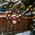 thumbnail image 4 of Christmas 3D Fabric Poke Wreath DIY Kit, Christmas Wreath DIY Kit for Adults Teens, Christmas Decorations Gift (Stocking), 4 of 5