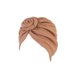 thumbnail image 2 of Qarigey Hijab musulmán de estilo Simple con nudo de turbante, cubierta étnica, pañuelo elástico de Color sólido, gorro con estilo, adornos para Sombreros Caqui Qarigey AP011271-01B, 2 of 6