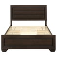 thumbnail image 6 of Kauffman Wood Queen Storage Panel Bed Dark Cocoa, 6 of 13