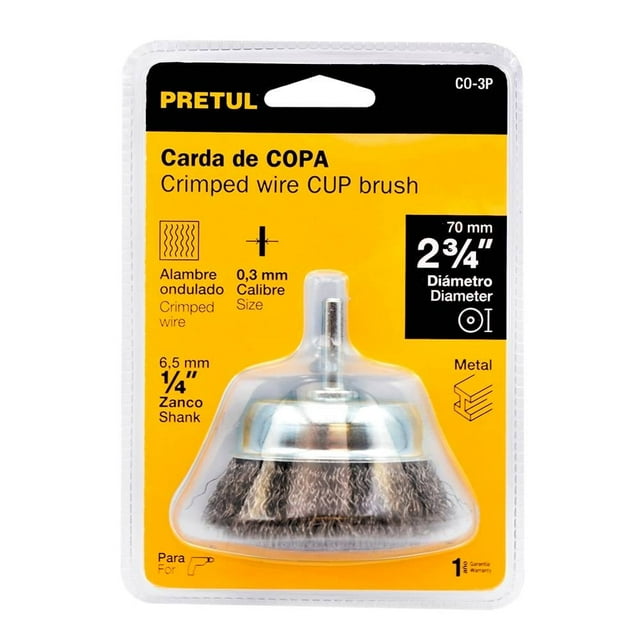 Carda de Copa Pretul de Acero 70 mm