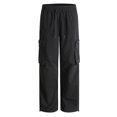 thumbnail image 5 of Dpytoraw Men's Cargo Hiking Pants Multiple Pockets Water Resistant Lightweight Outdoor Trousers Black M, 5 of 5