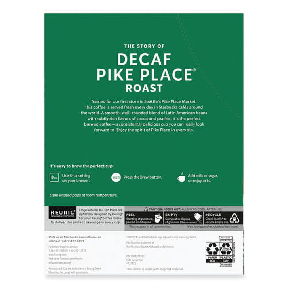 Pike Place Decaf Coffee K-Cups, 96/carton | Bundle of 2 Cartons