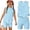 Light Blue, variant on Summer Outfits for Kids Girls Size 7-8 Girls 2 Piece Outfits Cute Clothing Sets Vacation Short Sleeve T Shirts Top and Shorts Athletic Tracksuit Yellow 12-13 Years