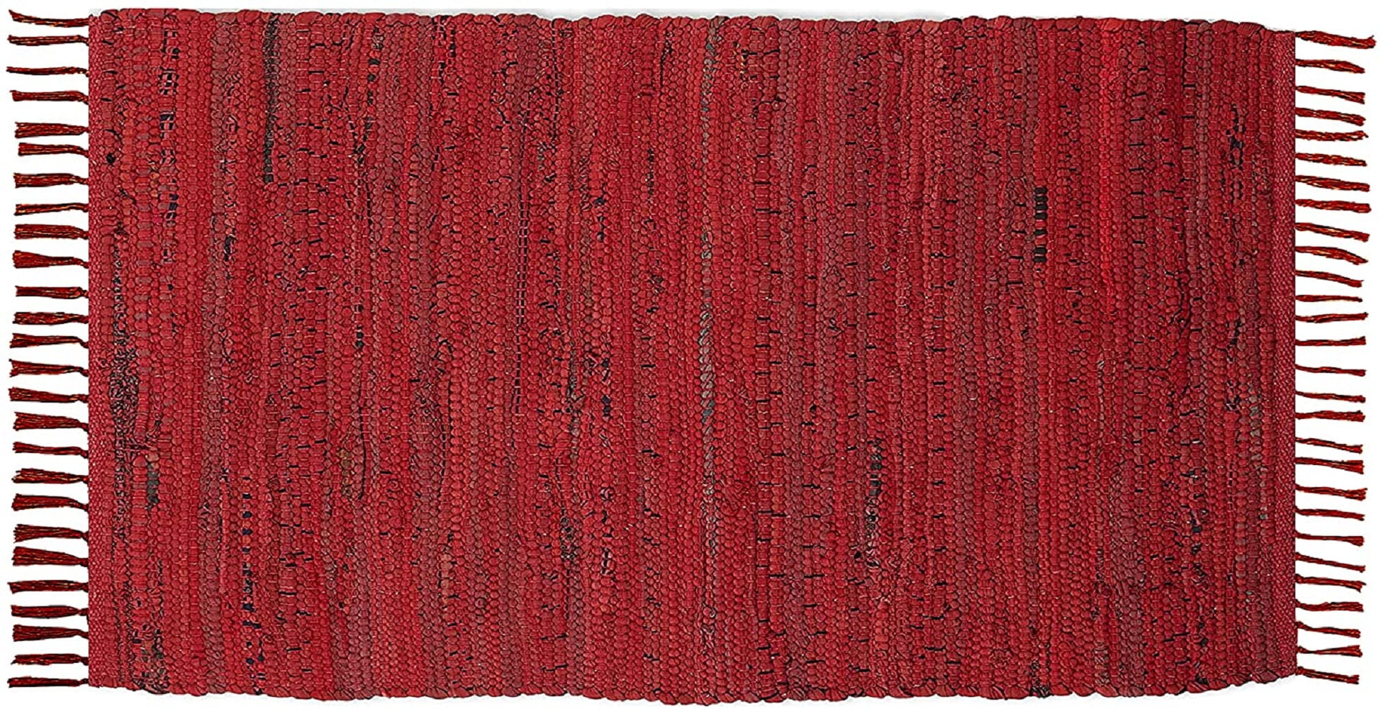 100 Cotton Rag Rug 2’x3' Multicolor Chindi Rug Hand Woven