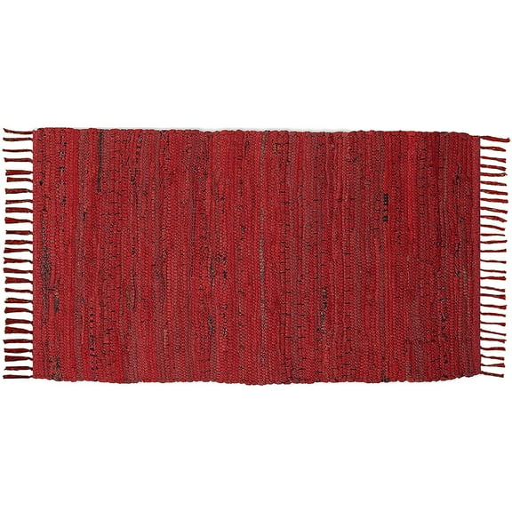 100% Cotton Rag Rug 2’x3' - Multicolor Chindi Rug - Hand Woven & Reversible for Living Room | Kitchen| Entryway | Bedroom Farmhouse Rugs