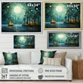 thumbnail image 4 of Designart "Whimsical Pirate Ship Tales In The Moonlight" Pirate Floater Framed Wall Art Prints, 4 of 5