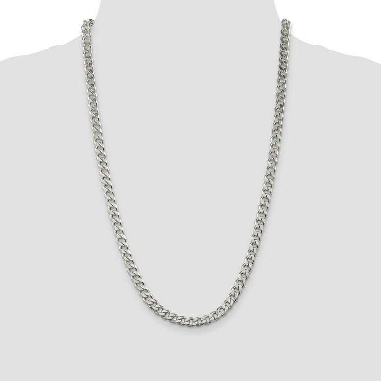 7mm sterling silver curb clearance chain
