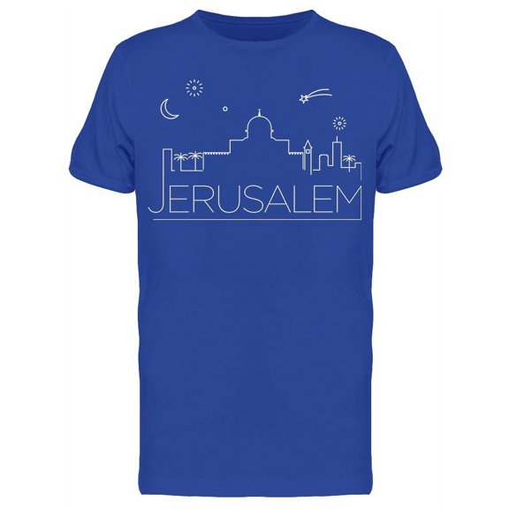 Jerusalem City Line Tee Men's -Image by Shutterstock